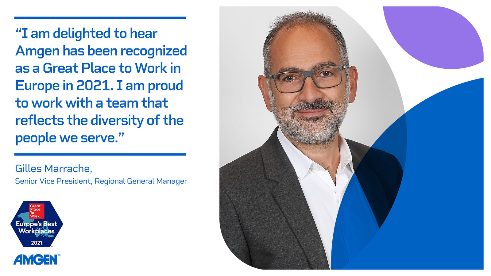 Michael Egermann, Executive Director Human Resources, Amgen Europe