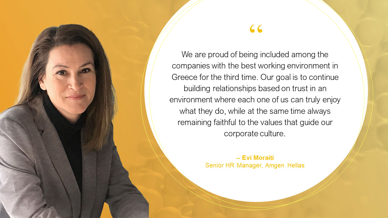 Evi Moraiti, Senior HR Manager, Amgen Hellas